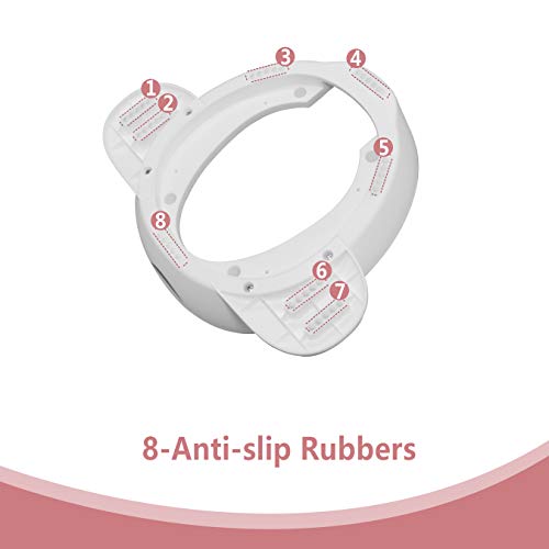 image for Veejoda Potty Training Seat for Kids, Portable Toddler Toilet Chair wi