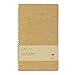 Midori-spiral ring notebook camel blank notebook