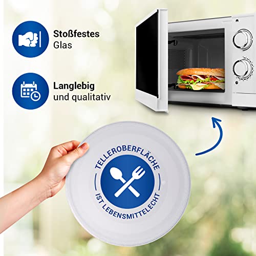 VIOKS Glas-Drehteller mit 3 Halterungen für Mikrowelle 27 cm thumbnail 3