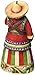 Jim Shore Heartwood Creek Mexican Santa Stone Resin Hanging Ornament, 4.5”, Birthday