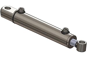 SPARE PARTS HOLLAND Hydraulics Double Acting Hydraulic Cylinder - Tang Universal Hydraulic Cylinder 2" Bore Size (10" Stroke)