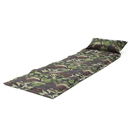 IRIS Split Joint extensible Tactics Camping pad Military Camouflage Self Inflating Sleeping Pad Camping Mattress with Conjoined Pillow