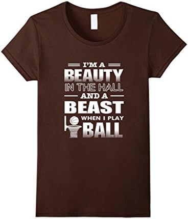 Women's Basketball shirts girls | Girls basketball t shirts Medium Brown