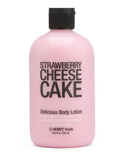 Hempz Treats Body Lotion, 18.6 Oz (Strawberry Cheesecake)