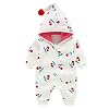 Bebone baby meisje romper pak herfst winter babykleding (Wit, 3-6 maanden/59)
