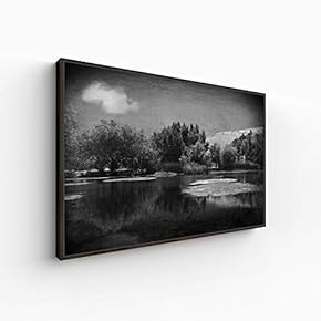 Canvas Wall Art for Living Room, Bedroom Monochrome Landscape Framed Canvas Prints for Home Decoration Ready to Hang - 16x24 inches