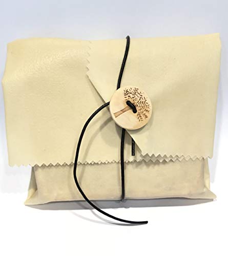 Beeswax Reusable Wrap - 5 Pack Made With 100% Organic Cotton - Plastic Free Food Storage - Eco-Friendly, Sustainable & Biodegradable