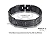 Elelife Easter Present Stainless Steel Christ Cross Bible Bracelet for Women and Men Black Bangle