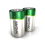Rayovac Rechargeable D Batteries, High Capacity Rechargeable Plus D Battery (2 Count)