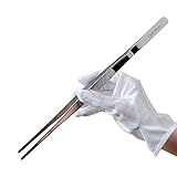 LIUNA 304 Stainless Steel Tweezers 12-Inch Long Food Tongs Straight Home Serrated Forceps Garden Kitchen Tool 30CM