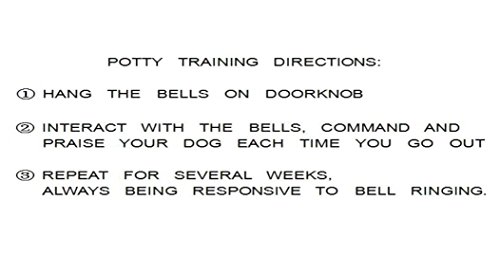 image for ANJOSHI ANJOSHI Dog Bells For House Potty Training Your Puppy, Loud So
