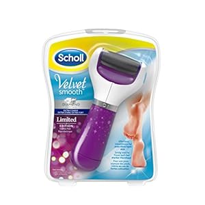 Scholl Velvet Smooth Purple Pedi Diamond Extra Coarse Hard Skin Remover Electric Foot File Limited Edition