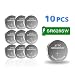【5-Year Warranty】 CELEWELL 10 Pack SR626SW 377 AG4 LR626 Watch Battery 1.55V 20% Silver Oxide Button Cell for Calculator Toy Children Book