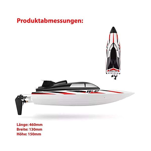 Highspeed RC ferngesteuertes Speedboot mit 2,4GHz digital vollproportional, Selbstaufrichtfunktion, Wasserkühlung… – Bild 7