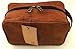 Leather Toiletry Bag compact Leather Dopp Kit for Travel Small
