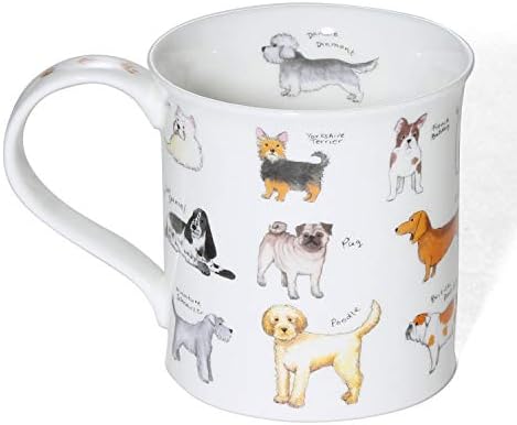 Dunoon Fine Bone China Bute Shape Animal Breeds Mug - Made in England (Dogs), Multicolor - Image 4