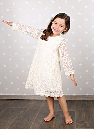 bow dream flower girl dress