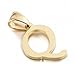 Kalapure 14K Gold Plated Stainless Steel Initial Pendant for Birthday Gifts - 26 Letters Alphabet Personalized Charms Pendant