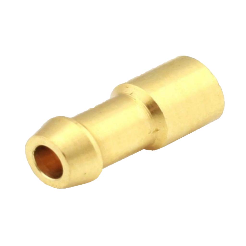 Brass Bullet Crimp Wire Connector Classic Car Motorcycle Cable Terminals 1.0mm2 - Pack of 100