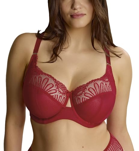 Sculptresse Entice Full Cup Underwire Bra (11395),42H,Red at Amazon