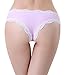 KUKOME Women's Lace Underwear Birefs Soft Hipster Panties Comfort Bikini Underwear for Ladies