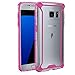 Galaxy S7 Case, POETIC [Affinity Series] [Premium Thin][Corner Protection] No Bulk/Protection Where its Needed/Dual Material Protective Bumper Case for Samsung Galaxy S7 Pink/Clear