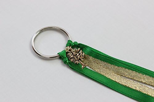 Streamer,Bookmark, Green and Gold, Tree