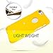 GOOSPERY Pearl Jelly for Apple iPhone 7 Case (2016) Slim Thin Rubber Case (Yellow) IP7-JEL-YEL