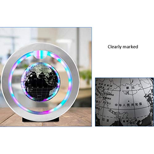 TMY Office Globe Magnetic Levitation Illuminating Globe Instrument Rotation Office Globe Decoration Creative Gift Gift 4 Inch 6 Inch (Size : 2222cm) - Thumbnail 4