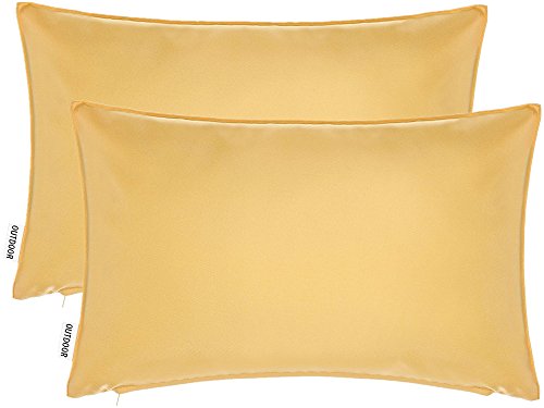Cushion Cover Amazon Outdoor Lumbar Pillows Pack 12 X 18 Solid