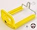 DaVoice Cell Phone Tripod Adapter Mount Holder Clamp Compatible with iPhone X XS Max XR Se 8 7 6 6s Plus Samsung Galaxy S9 S8 S7 Edge Adjustable Smartphone Bracket Clip Cellphone Attachment (Yellow)