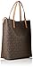 MICHAEL Michael Kors Womens Hayley LG Convertible Tote Brown/Peanut One Size