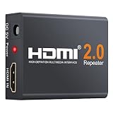 HDMI Repeater Neoteck 4K 2160P 3D HDMI 2.0 Repeater Booster Adapter Mini Size Metal Shell for PC DVD Sky HD Box PS3 PS4 Satellite Box and More Devices