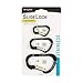 Nite Ize Slidelock Stainless Steel Locking Carabiner - Keychain Carabiner with Locking Gate - Carabiner Clip for Keys, Camping Accessories & More - Assorted Sizes, Black (3 Pack)