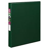 Avery 27253 Durable Binder with Slant Rings, 11 x 8 1/2, 1", Green
