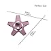 Fidget Spinner High Speed Stainless Steel Finger Spinner Bearing Hand spinners fidget Toy for Adults Kids for Relieving Stress Anxiety ADHD Focus Boredom (5 Leaves Rose Gold)
