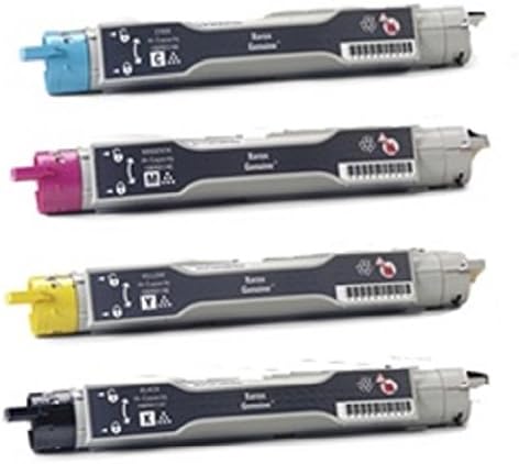 Compatible Replacement for Xerox 106R01214, 106R01215, 106R01216, 106R01217 Four Pack of Color Toner Cartridges.