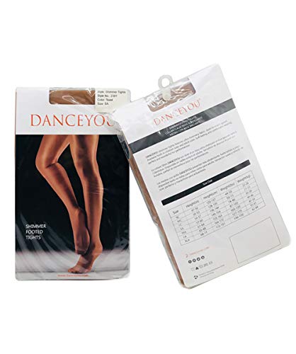 Dance Shimmer Tights Footed Silky Slight Gloss Stockings Pantyhose Tights 70D Thickness LA