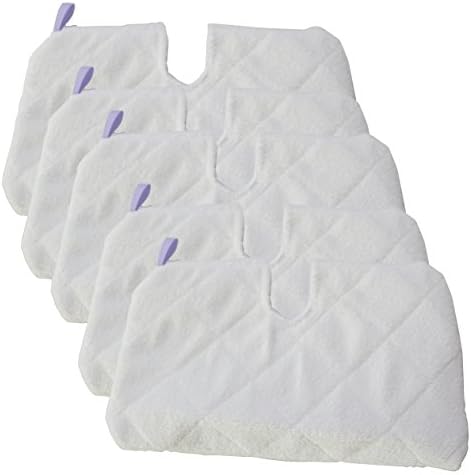 Hothome 5 Pack Pads Cleaning Tools Mop Accessories Shark Euro Pro Pocket Steam Mop Compatible Replacement Pocket Pads Europro Microfiber S3501 S3601 S3901