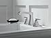 Delta Faucet Ashlyn Widespread Bathroom Faucet, Chrome Bathroom Sink Faucet, 3 Hole Bathroom Faucet, Diamnod Seal Valve, Metal Drain Assembly, Chrome 3564-MPU-DST