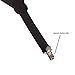 CoverYourHair Black Solid Suspenders - Stylish And Practical Solid Suspenders In Black