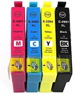4 PK Replacement for Epson 29 29XL Ink Cartridges Compatible with Epson Expression Home XP-255 XP-452 XP-352 XP-245 XP-255 XP-342 XP-247 XP-442 XP-235 XP-432 XP-332 XP-335 XP-435