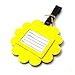 Coolrunner 2pcs Luggage Suitcase Tags Labels ID Tags Business Card Holder (Sun Flower)