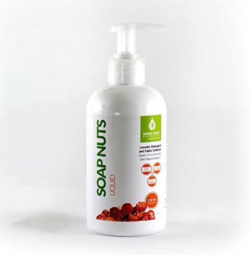 Green Virgin Products Soap Nuts Liquid, All Natural Laundry Detergent, 8oz Bottle by Green Virgin Products