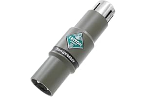 TRITONAUDIO Triton Audio – Kompressor | In-line FET-OPTO Compressor & Microphone Preamplifier | 25 dB Gain for Dynamic and Ribbon Microphones | Compact One-Knob XLR Compressor