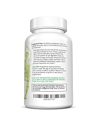 Allied Life espirulina y clorela. Cápsulas de proteínas en polvo de clorofila veganas y orgánicas...