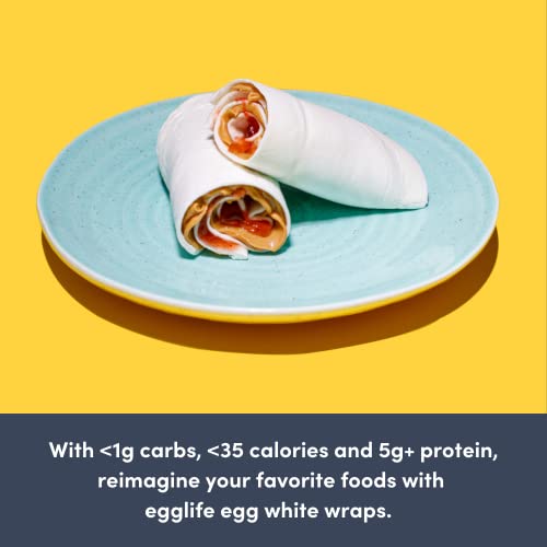 egglife egg white wraps, original, Egg White Wraps, 12 Total Wraps (2