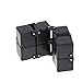 Infinity Cube Fidget Toy Help Children and Adults with Autism Relieve Stress,Improve Concentration and Increase Focus(Black)