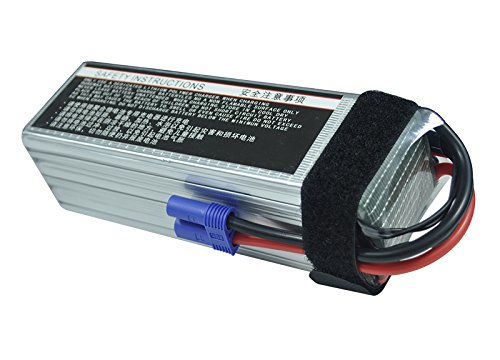 HRB 2pcs 6S 5000mAh 22.2v 50C-100C with EC5 Plug RC Lipo Battery For RC Quadcopter Airplane Helicopter Car Truck 500 600 Helicopter(6.1×1.89×1.81inch) - Thumbnail 4