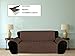Furniture Fresh - Waterproof Microfiber Furniture Protector with Elastic Back Strap (Sofa, Chocolate)